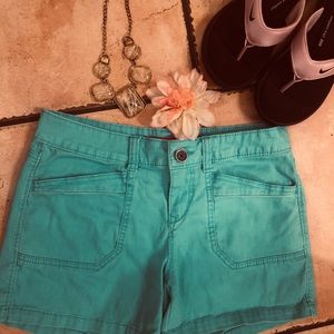 Union Bay Teal Green Shorts